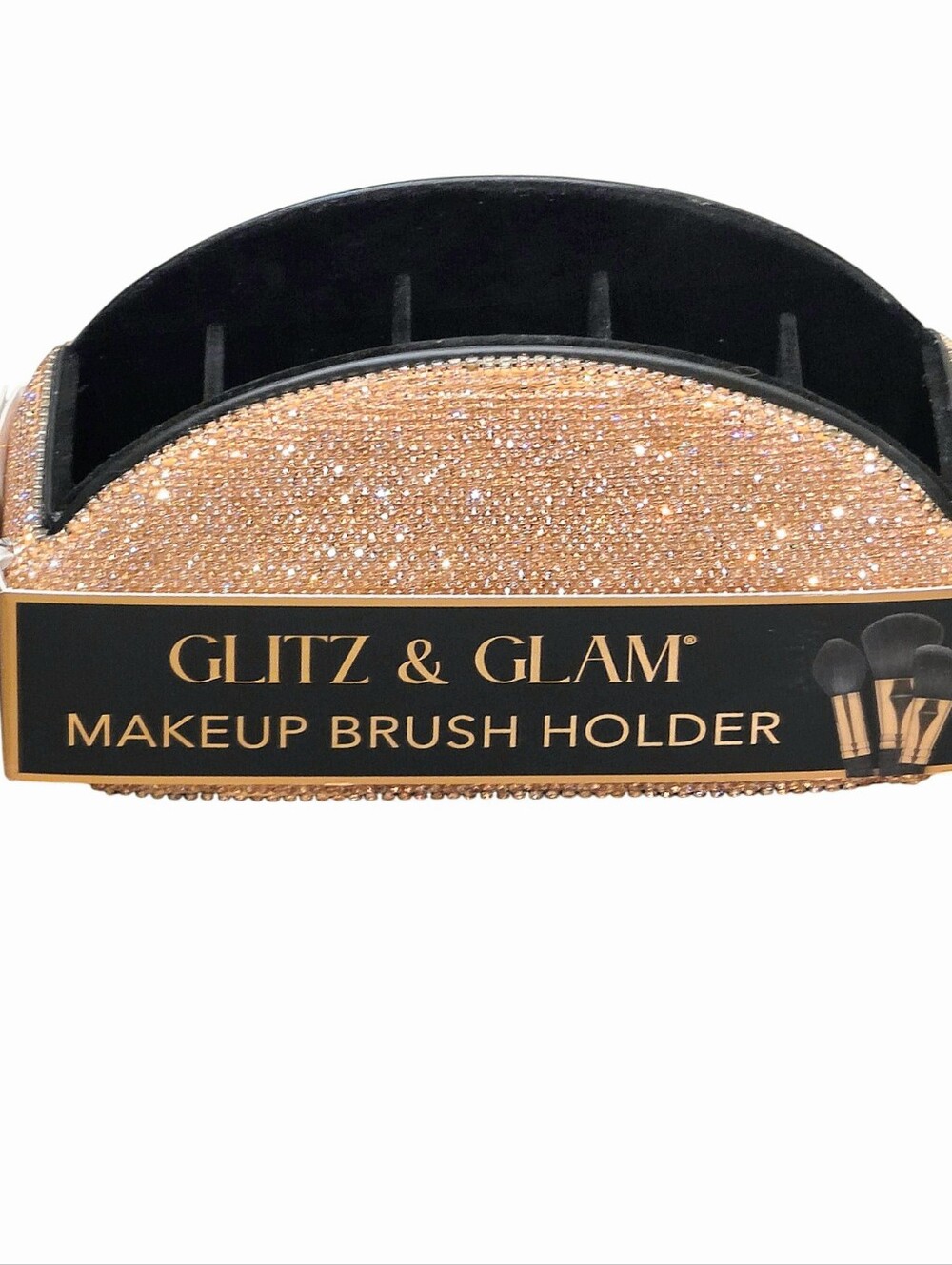 Glitz & Glam Rose Gold Makeup Brush Holder